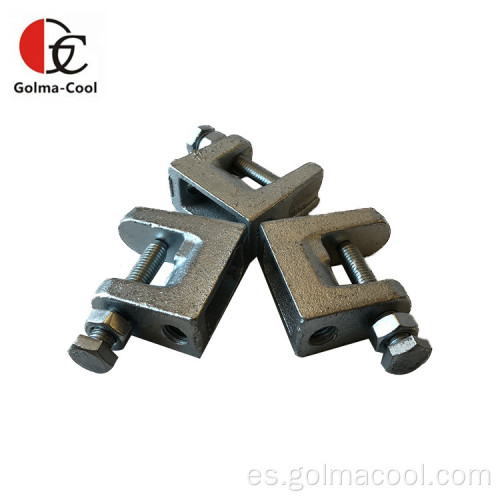 Abrazadera de viga universal galvanizada de acero vertical tipo QC